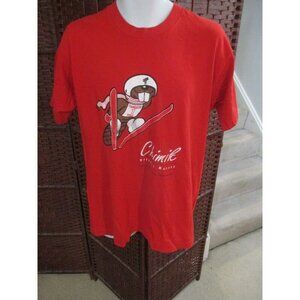 Vintage 1995 Nordic Ski Championships T Shirt Beaver Ski Jumping Canada Large